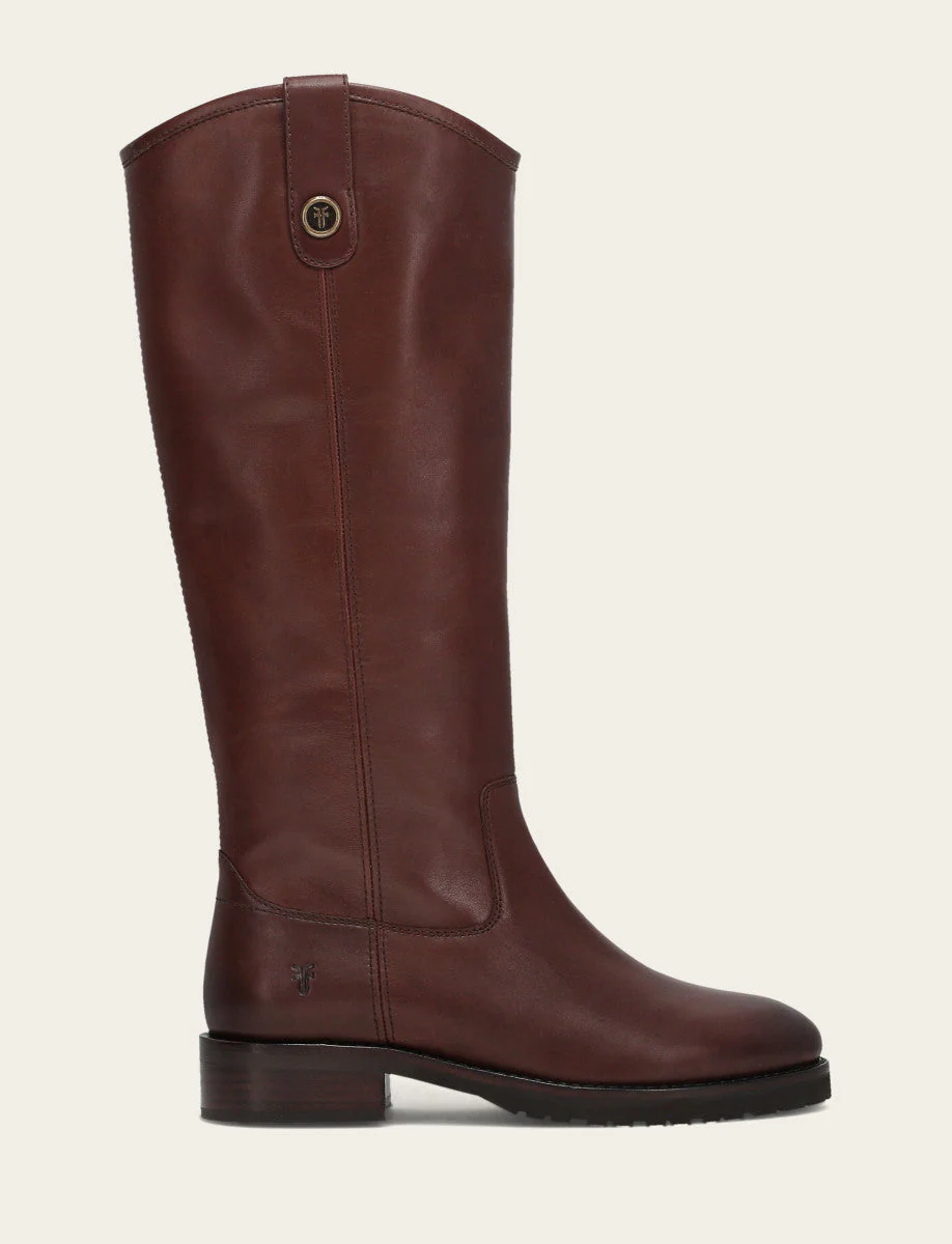 Melissa Lug Button Tall Wide Calf - Pre-Loved
